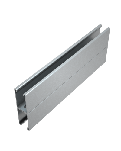 Страт-профиль двойной 41х72 L3500 мм s:1,5 HD85 КМ-профиль (2STP41-72-3500 HD85) в Сочи Аксессуары для лотков Pintop.ru