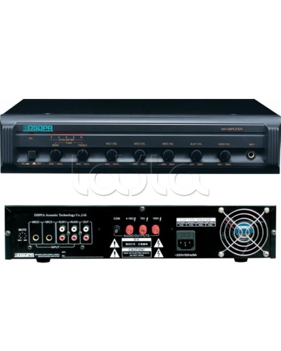 Микшер-усилитель DSPPA MP-300P в Сочи Система оповещения и трансляции Dsppa Pintop.ru