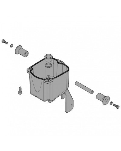 Корпус редуктора C010 Came 119RICX044 в Сочи Запчасти для шлагбаумов и автоматики Pintop.ru