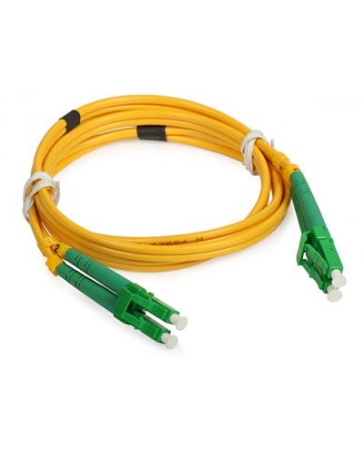 Шнур оптический duplex LC/APC-LC/APC 9/125 sm 20м LSZH Cabeus FOP(d)-9-LC/APC-LC/APC-20m в Сочи Патч-корды оптические Pintop.ru