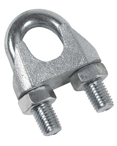 Зажим троса D3 усиленный ПожТехКабель (890-510) в Сочи Трос и аксессуары Pintop.ru