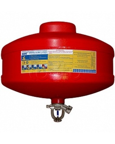 Модуль порошкового пажаротушения ПОЖТЕХНИКА МПП-12/141 МИГ (температура срабатывания +141°С) (красный) в Сочи Модули порошковые Pintop.ru