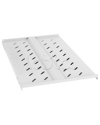 Полка 19 перфорированная глубиной 400 мм, усиленная до 100кг Cabeus SH-J018-FC-600m-100KG в Сочи Полки для шкафов и стоек Pintop.ru