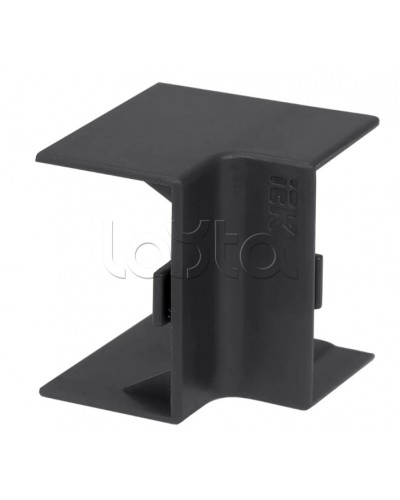 ELECOR Угол внутренний КМВ 60х40 черный (4шт/компл) IEK (EL-KK10D-V-060-040-K02) в Сочи Аксессуары для кабель-канала Pintop.ru