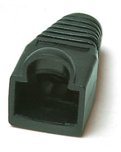 Изолирующий колпачок для разъемов RJ-45, черный (10 шт.) Hyperline BOOT-BK-10 в Сочи Коннекторы и разъемы Pintop.ru