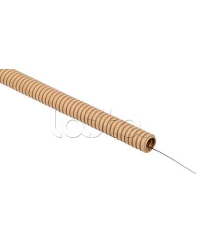 ELASTA Труба гофр. ПВХ d=20мм с зондом сосна (25м) IEK (ET-TG21-121-020-025-K34) в Сочи Труба гофрированная Pintop.ru