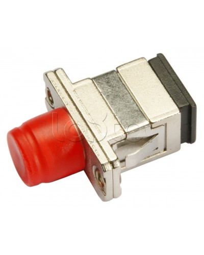 Соединитель проходной SC-FC, MM(для многомодового кабеля), simplex Cabeus SC-FC-MM в Сочи Проходные адаптеры и розетки оптические Pintop.ru