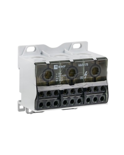 Блок распределительный КБР тройной 175A EKF PROxima (kbr3-175) в Сочи Боксы для автоматов Pintop.ru