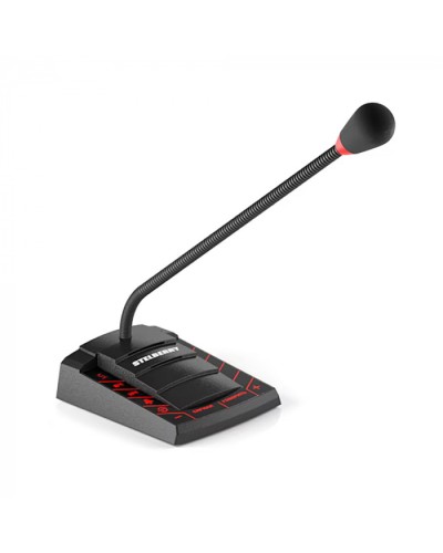 Пульт громкого оповещения на 60 Ватт STELBERRY F-700 в Сочи Микрофонные консоли и микрофоны Pintop.ru