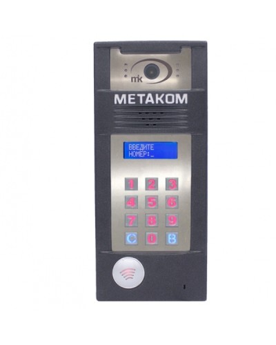 Многоабонентый антивандальный блок вызова со встроенной видеокамерой Метаком MК2018-TMRFGV в Сочи Блоки вызова многоабонентные Pintop.ru