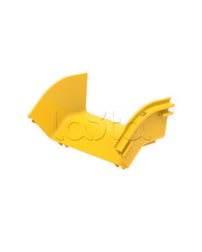 Угол 45° внешний (вниз) для оптического лотка Hyperline FBTR-120-ERS45 в Сочи Аксессуары для лотков Pintop.ru