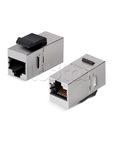 Адаптер проходной Cabeus CA-KJ-8p8c-C5e-SH в Сочи Проходные адаптеры RJ-45 и разветвители Pintop.ru