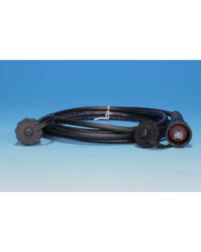 Патч-корд промышленный Hyperline PC-IE-LPM-UTP-RJ45-RJ45-C5e-3M-BK в Сочи Патчкорды (медные) Pintop.ru