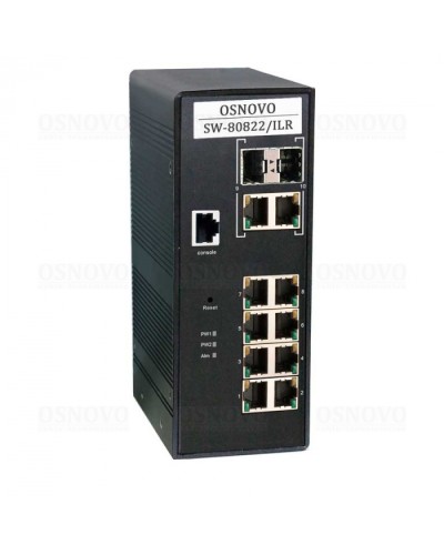 PoE коммутатор уличный промышленный OSNOVO SW-80822/ILR в Сочи Коммутаторы Pintop.ru
