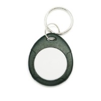 Брелок IronLogic IL-07TBlackW c кольцом, чёрный + белый